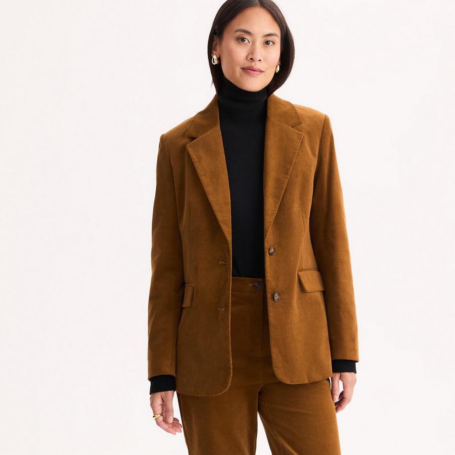 La Redoute Collections Blazer en Velours Côtelé  