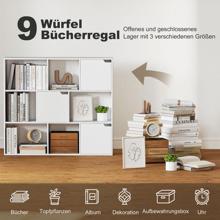 HOMCOM Bücherregal  