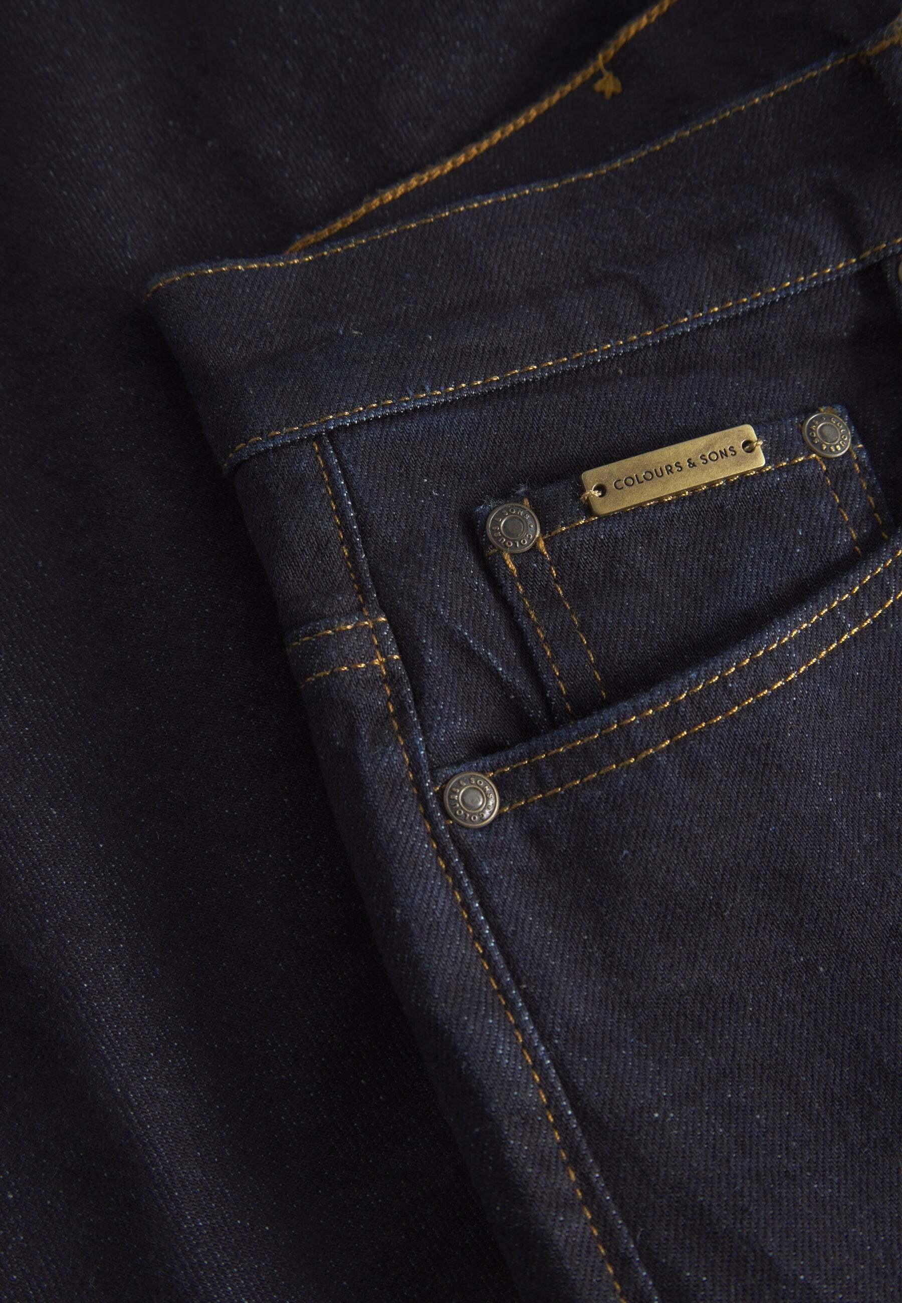 Colours & Sons  Jean fuselé Denim Cropped 