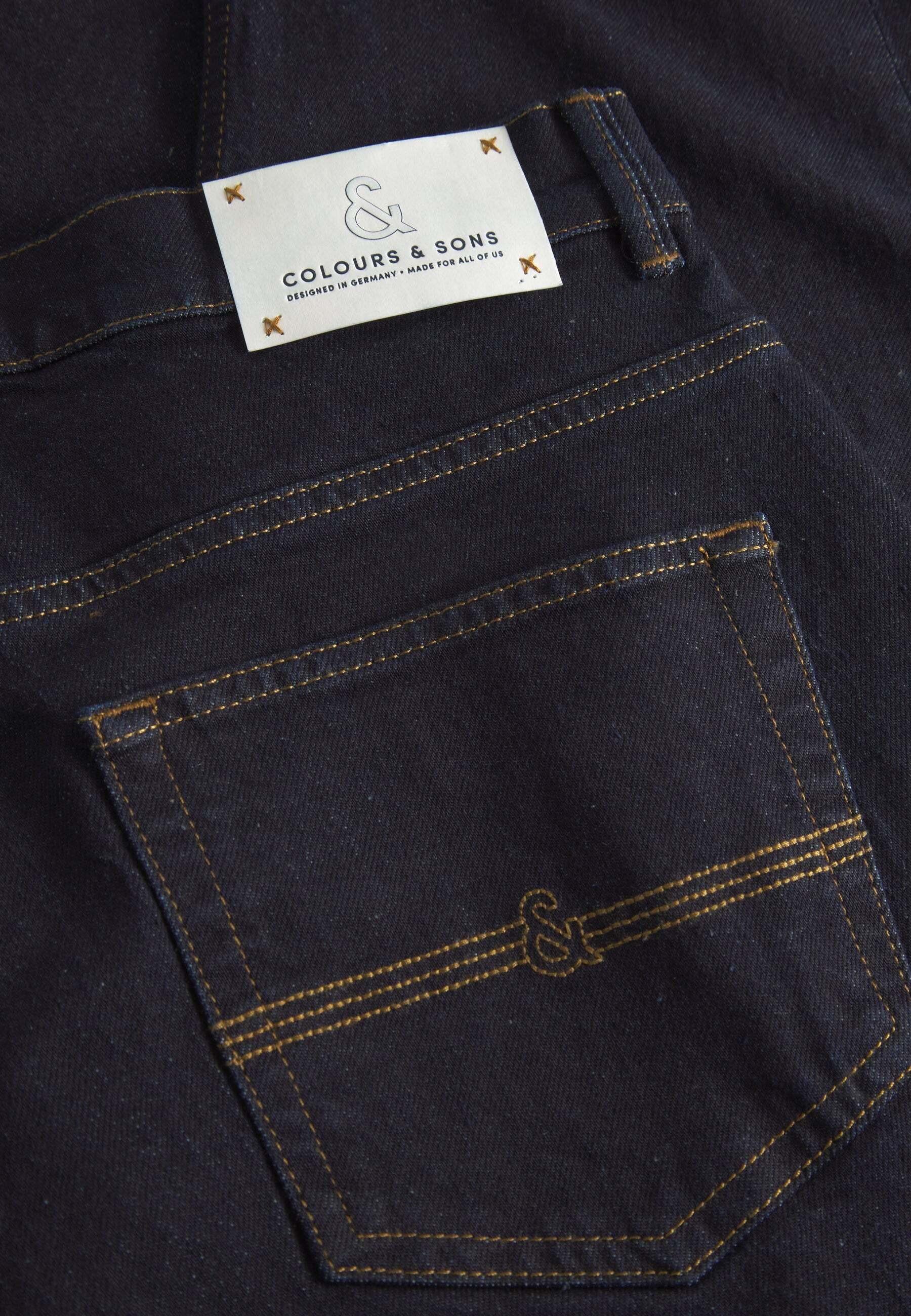 Colours & Sons  Jean fuselé Denim Cropped 