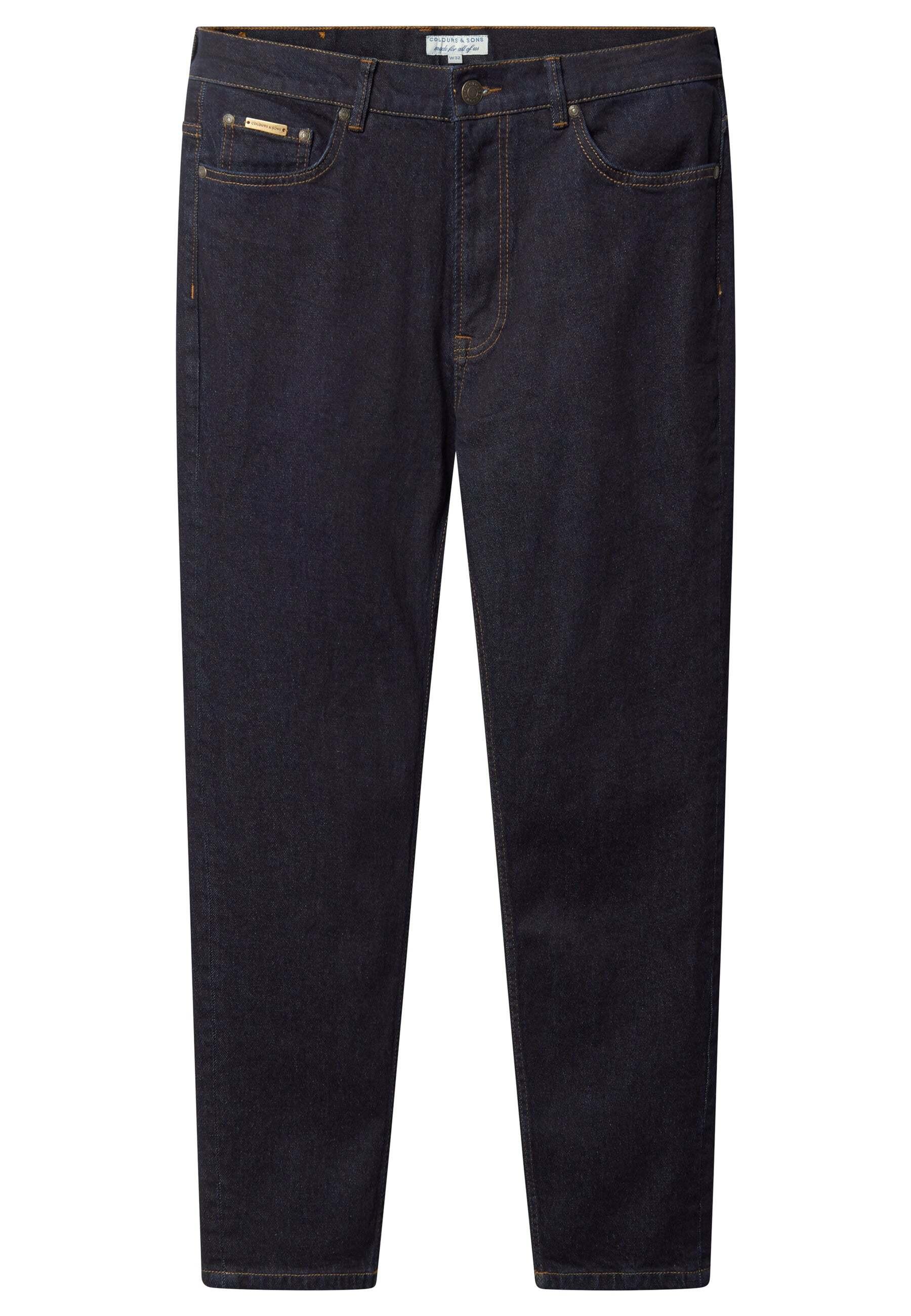 Image of Jeans Denim Cropped Unisex Marine W32