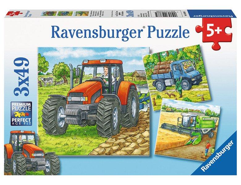 Image of Puzzle Grosse Landmaschinen (3x49)