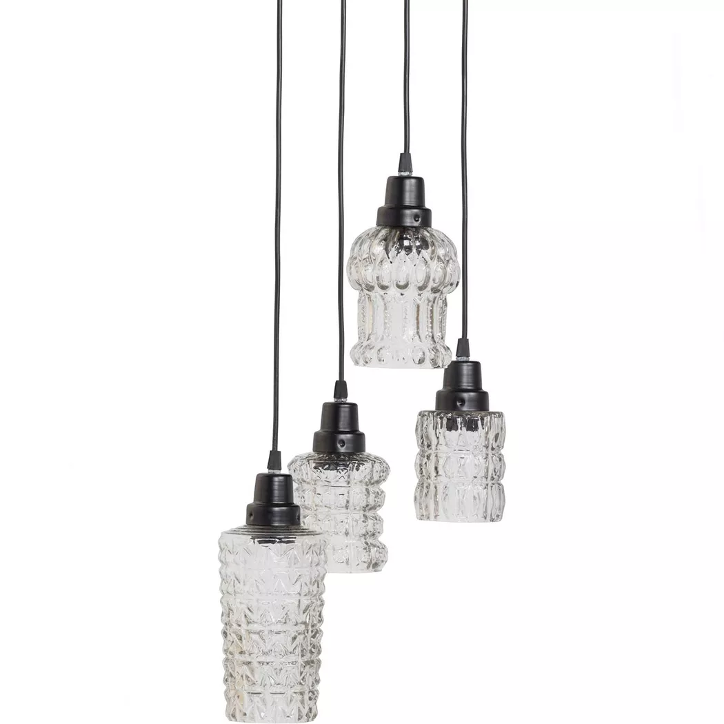 mutoni – Hängelampe Multiple 4L, One Size, Transparent