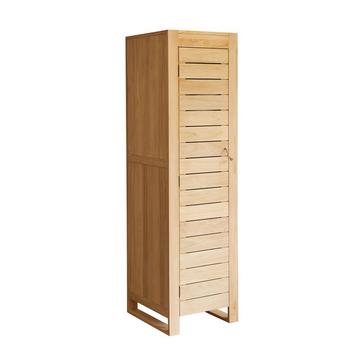 Einfacher Kinder-Hochschrank aus massivem Teak Minimalys