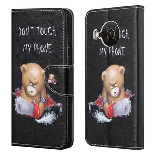 Cover-Discount  custodia Nokia X20 - Non toccare l'orso in pelle 