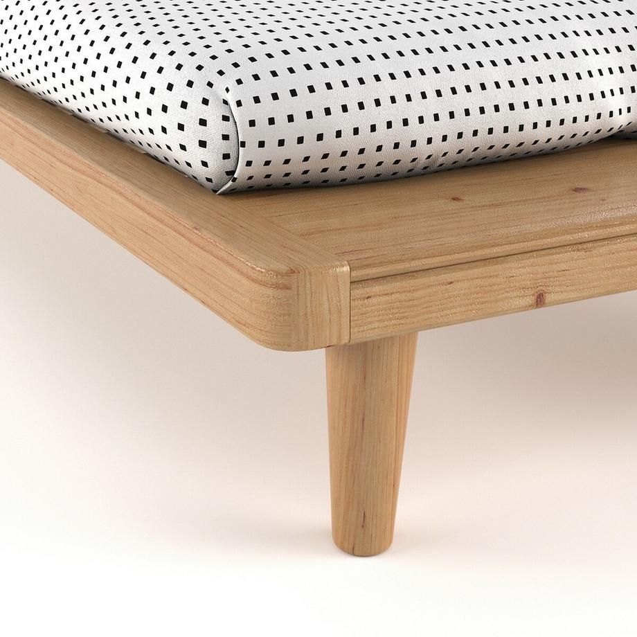 La Redoute Intérieurs Bett Jimi mit Lattenrost + Ablage  