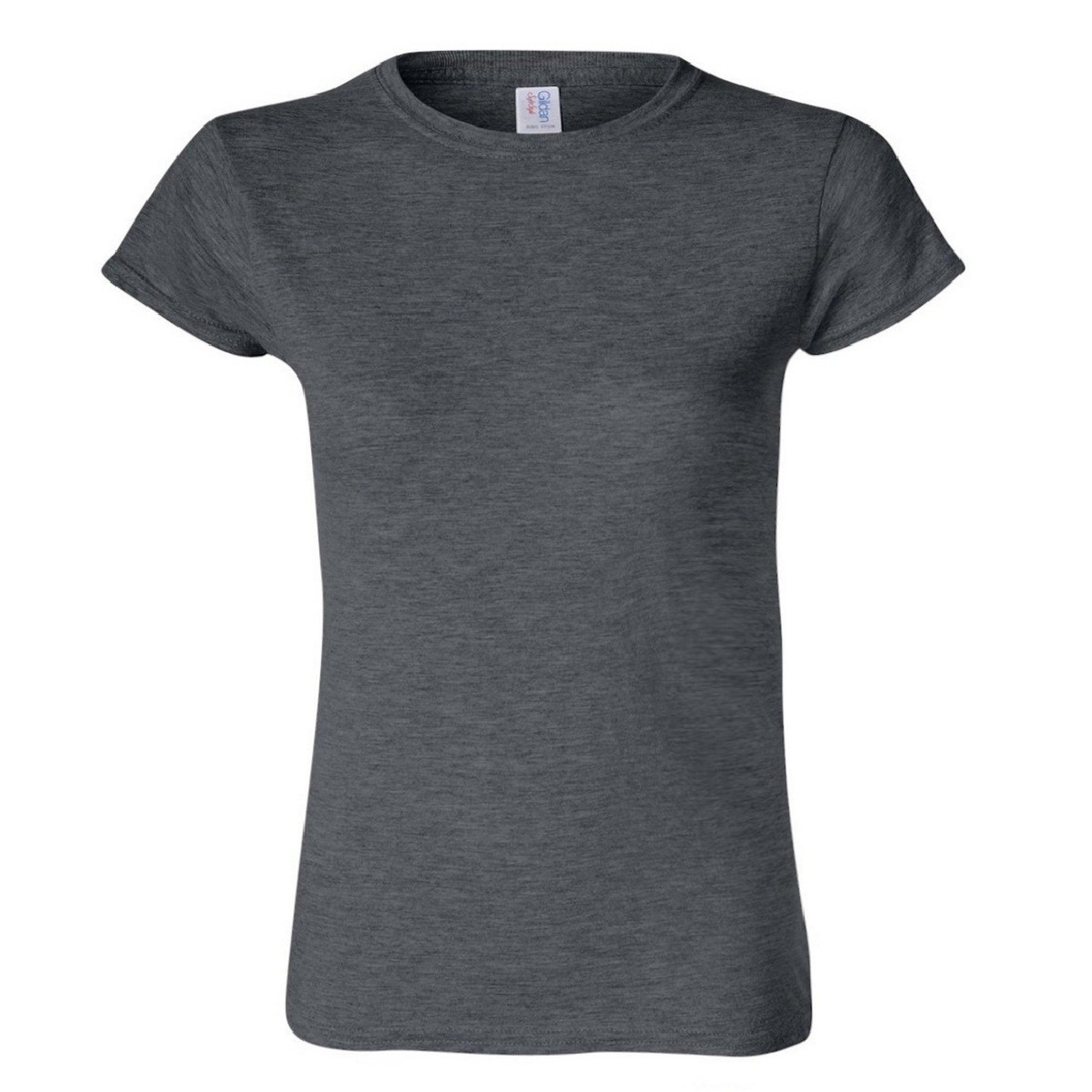 Image of Soft Style Kurzarm Tshirt Damen Taubengrau XL