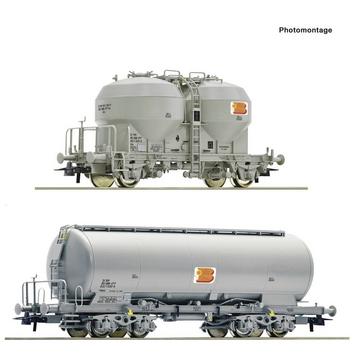 H0 2er-Set Silowagen der SBB