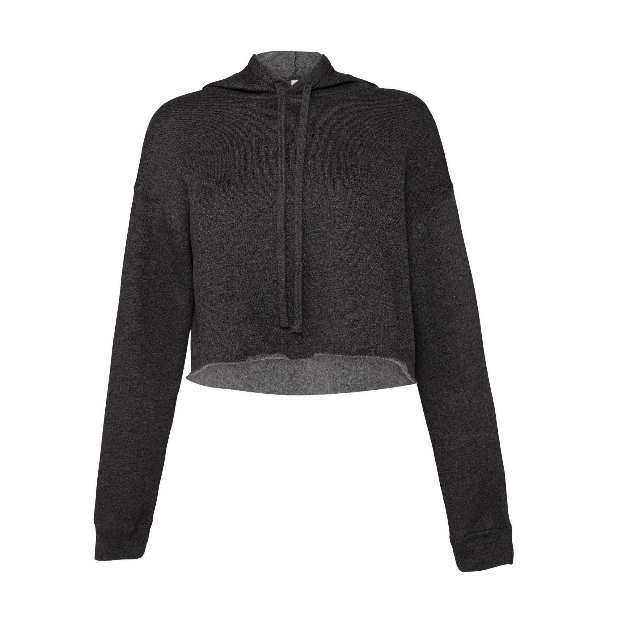 Image of Kurzes Hoodie Damen Grau S