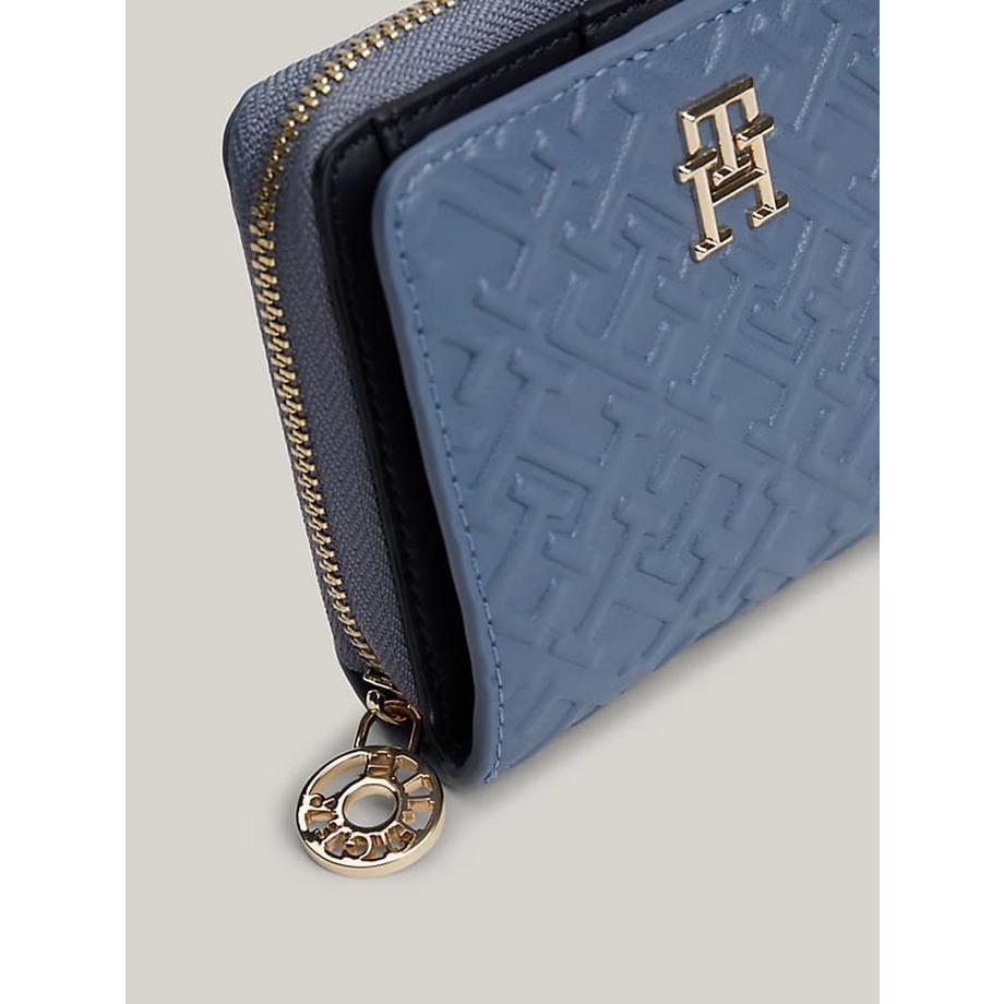 TOMMY HILFIGER Distinct Medium Zip Around Monogram Geldbörse  