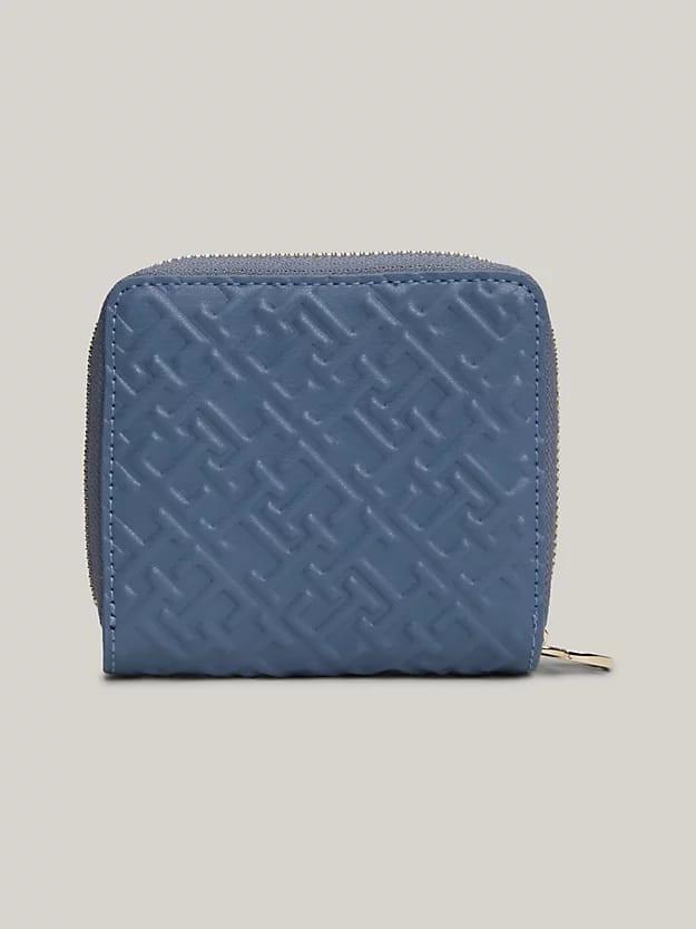 TOMMY HILFIGER Distinct Medium Zip Around Monogram Geldbörse  