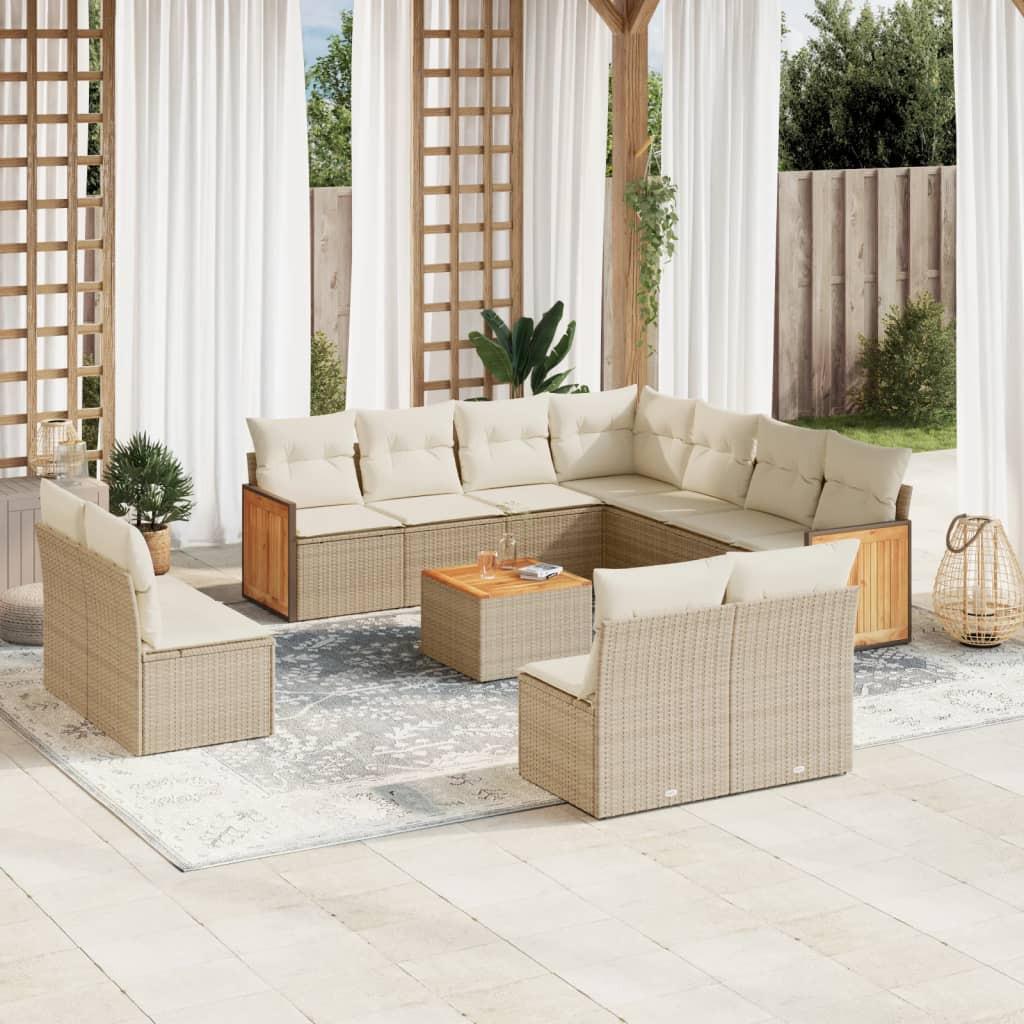 VidaXL Garten sofagarnitur poly-rattan  