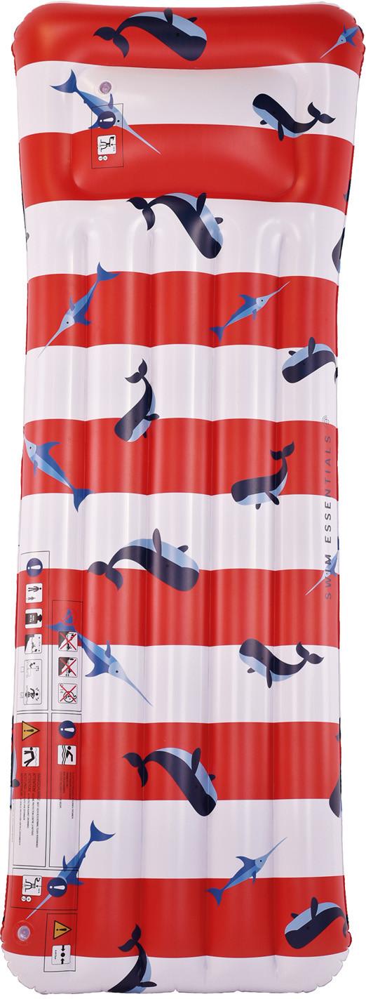 Swim Essentials  Luftmatratze Red White Whale 