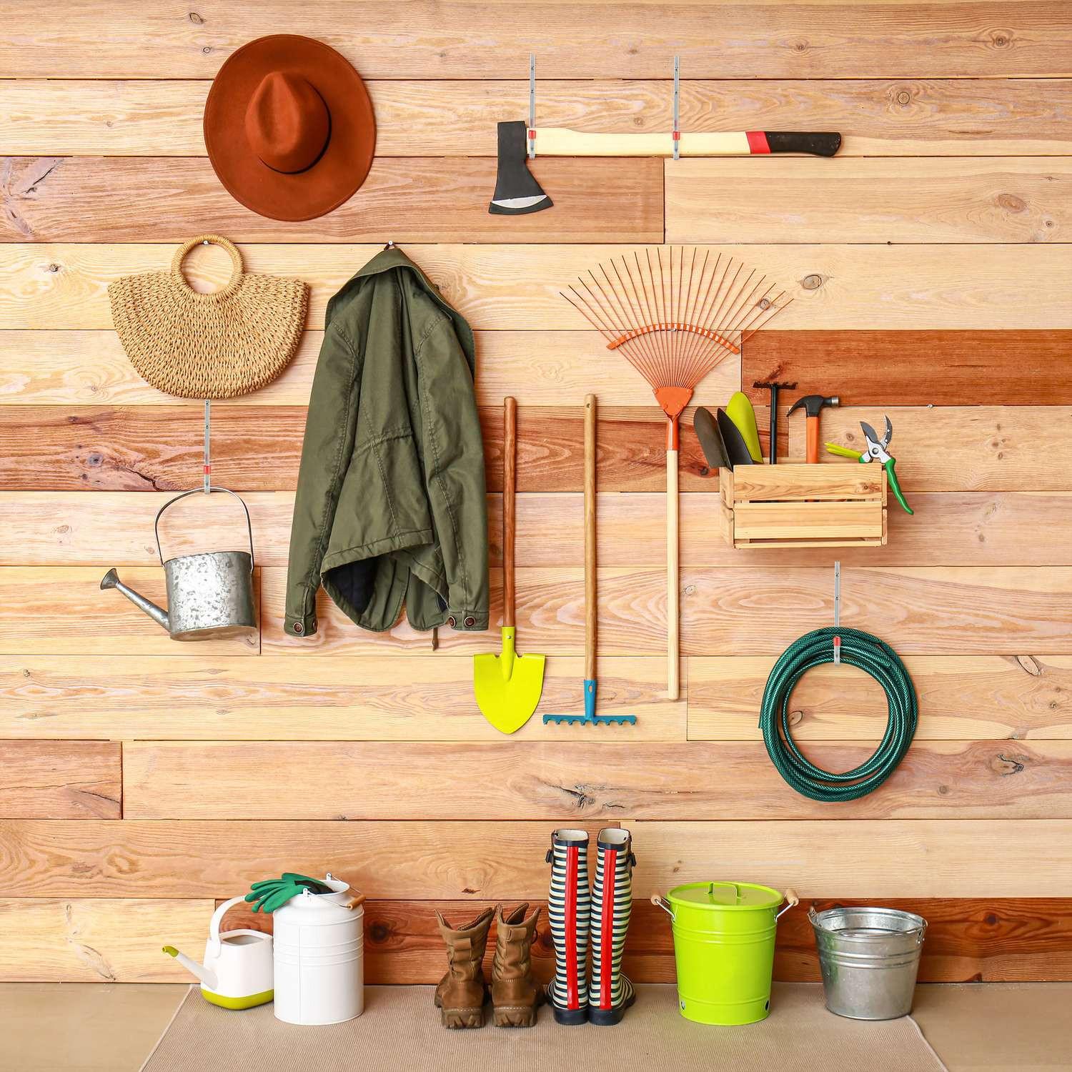 Northix Crochets muraux en acier en forme de U, 4 pièces  