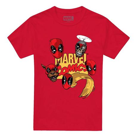 Deadpool Bedrucktes Kurzarm T-Shirt  