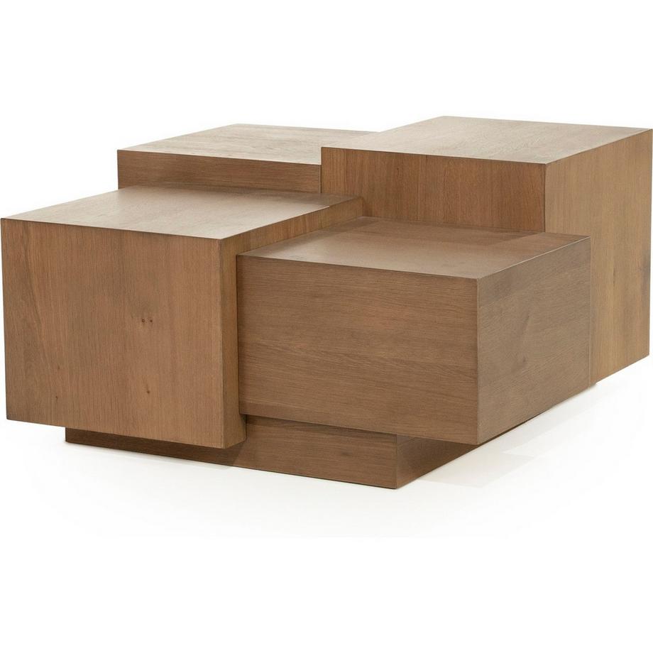 mutoni Tavolino Quinten marrone 80x80  