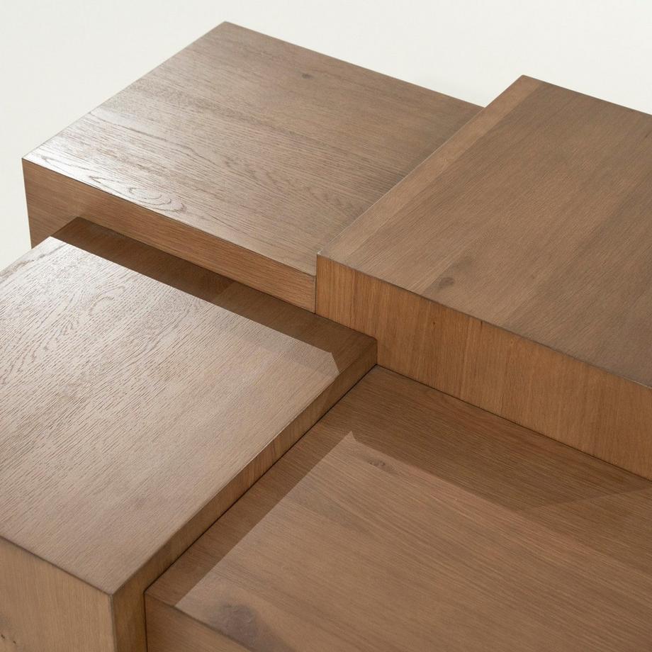 mutoni Tavolino Quinten marrone 80x80  