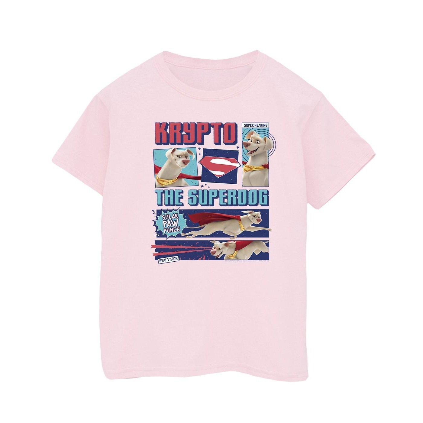 Image of Dc Super Pets Krypto The Super Dog Tshirt Jungen Pink 104