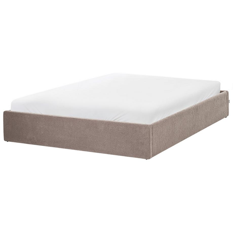 Beliani Lit ottoman sans tête de lit en Bouclé  DINAN  