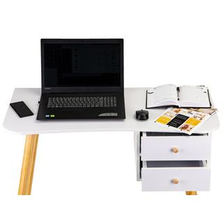 B2X Bureau d'ordinateur moderne 2 tiroirs MODERNHOME  