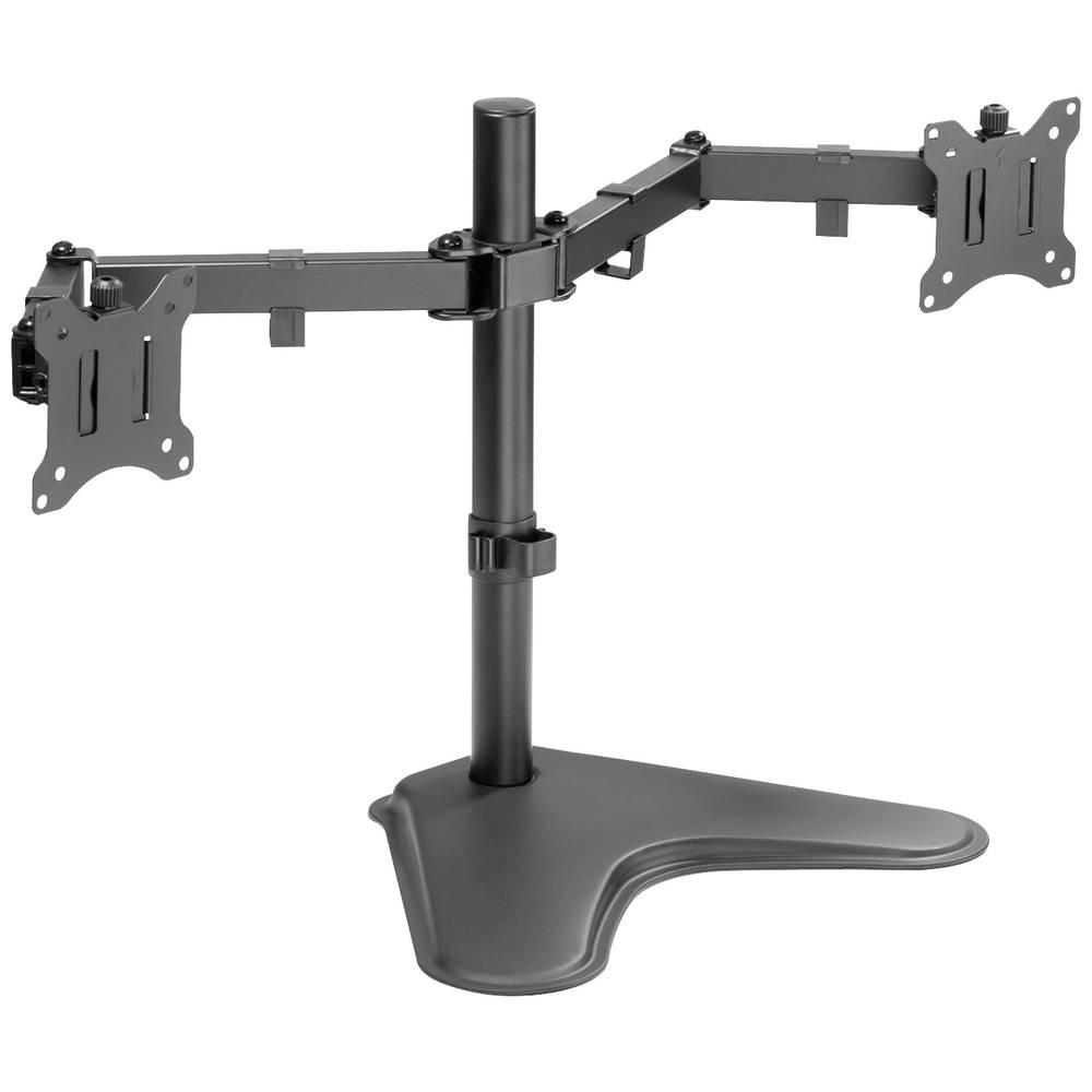 Digitus  Dual Monitor-Halter mit Standfuss 15-32″, 2x 8 kg 