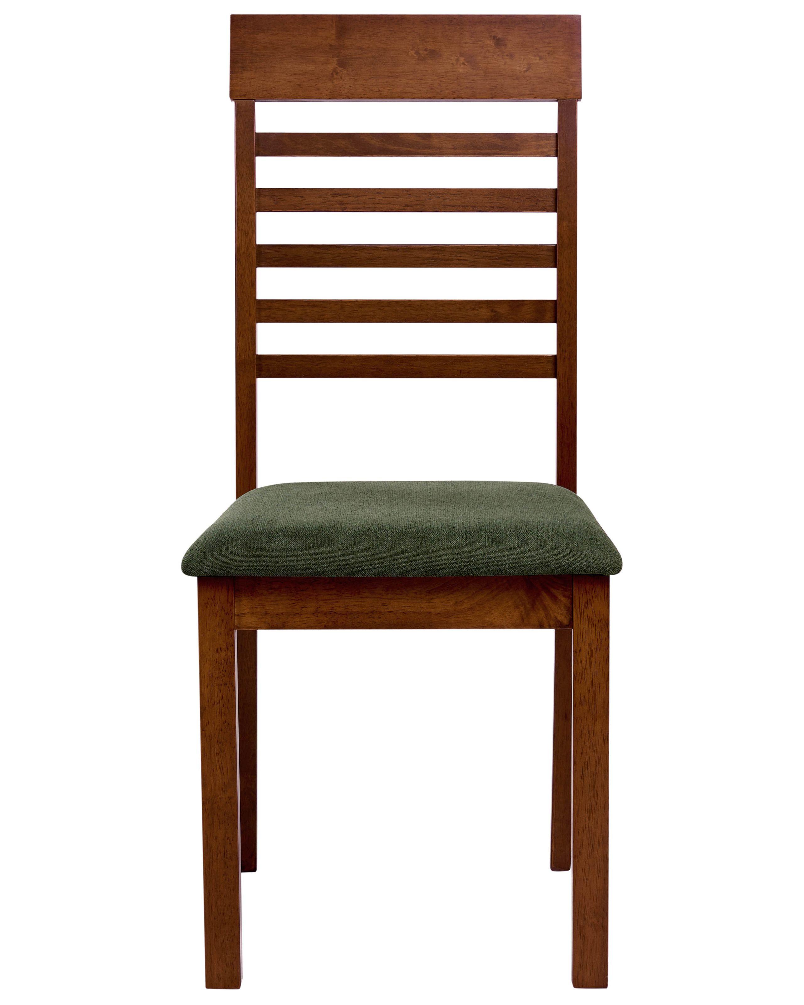 Beliani Lot de 2 chaises de salle à manger en Bois d'hévéa Cottage ORTLEY  