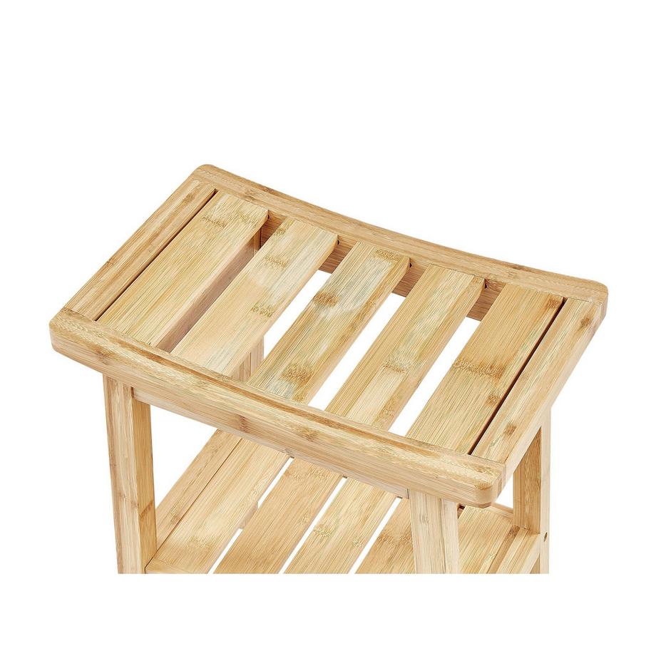 Beliani Table d'appoint en Bambou  TREMONT  