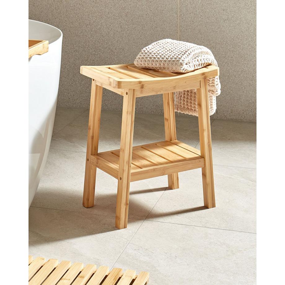 Beliani Table d'appoint en Bambou  TREMONT  