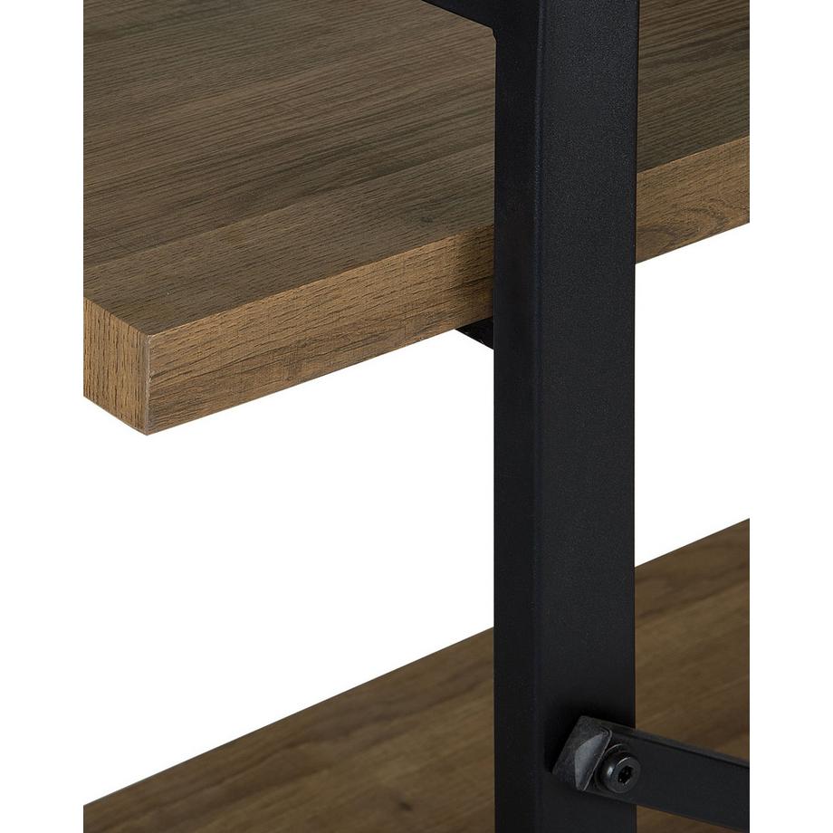 Beliani Étagère à 3 niveaux en MDF Industriel TIMBER  