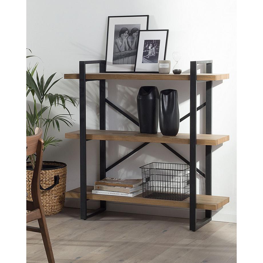 Beliani Étagère à 3 niveaux en MDF Industriel TIMBER  