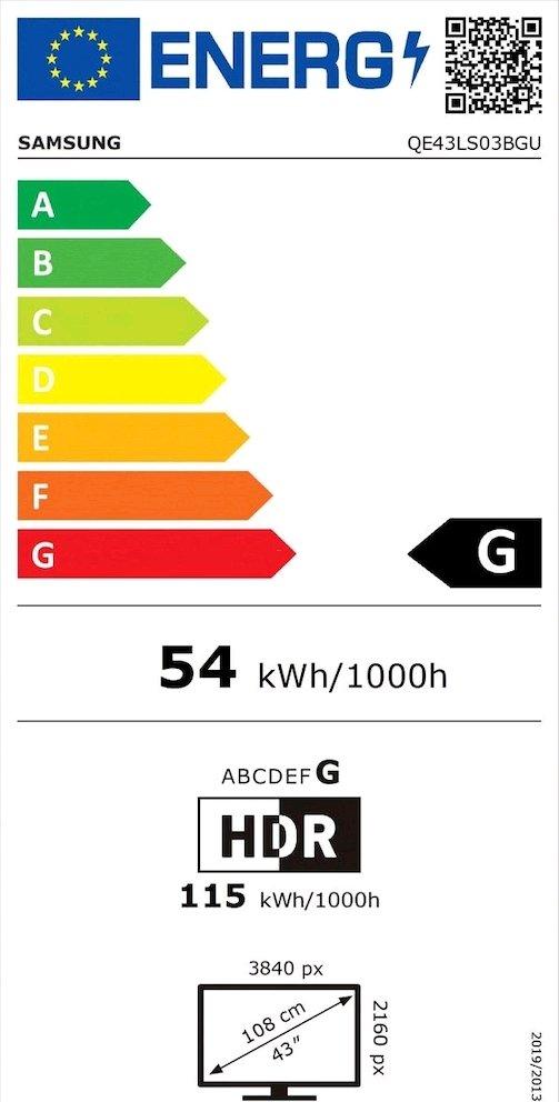 SAMSUNG  The Frame 6.1 QE43LS03B 