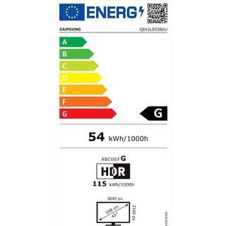 SAMSUNG  The Frame 43" QE43LS03BGU - 4K Ultra HD Smart-TV, Schwarz, G 