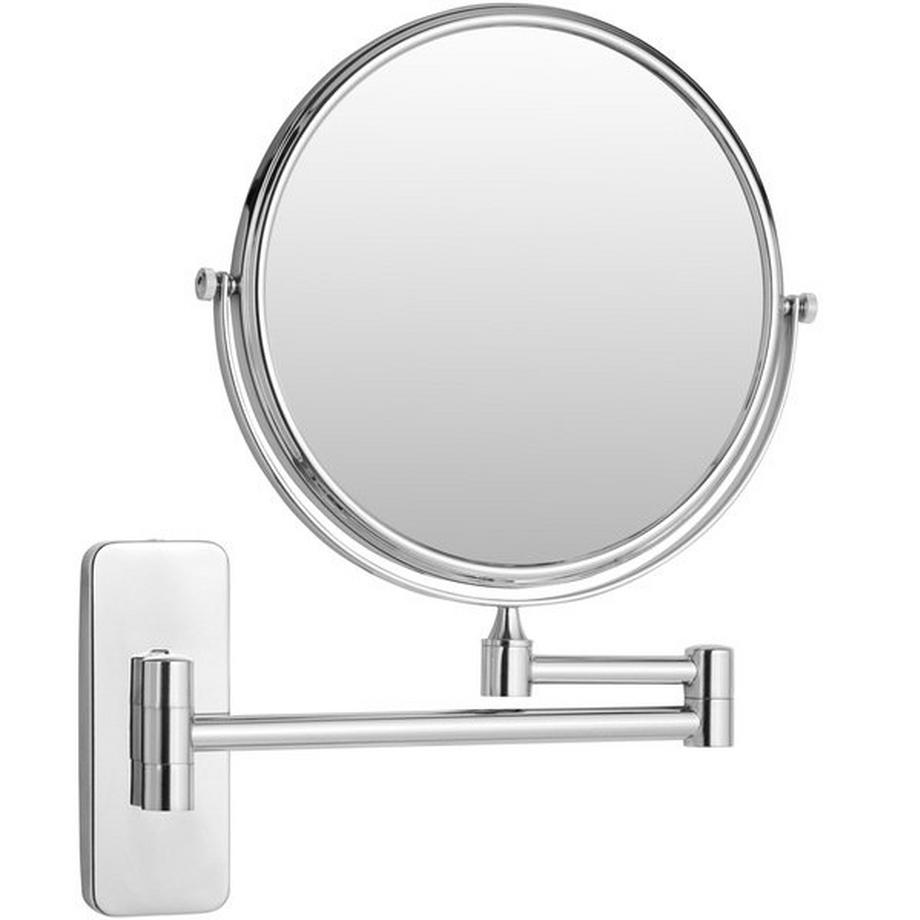 Tectake  Miroir de maquillage  rond et double face 