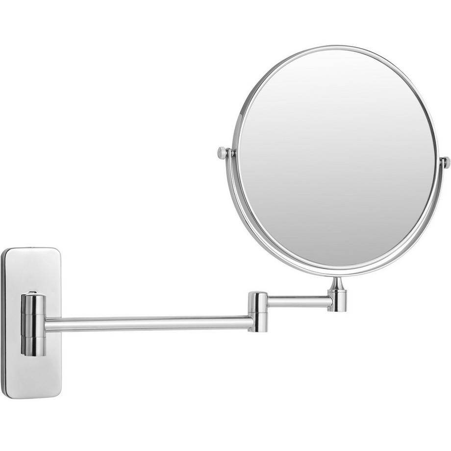 Tectake  Miroir de maquillage  rond et double face 