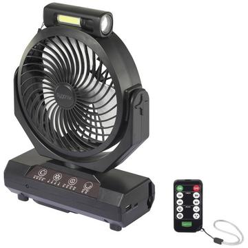 Ventilatore a batteria 4.6 W (Ø) 205 mm Nero