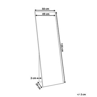 Beliani Standspiegel aus Aluminium Modern BEAUVAIS  