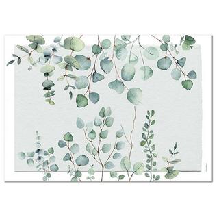 trendform Sets de table en papier EUCALYPTUS 4 x 12 feuilles  