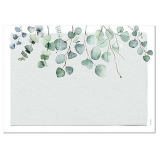 trendform Sets de table en papier EUCALYPTUS 4 x 12 feuilles  