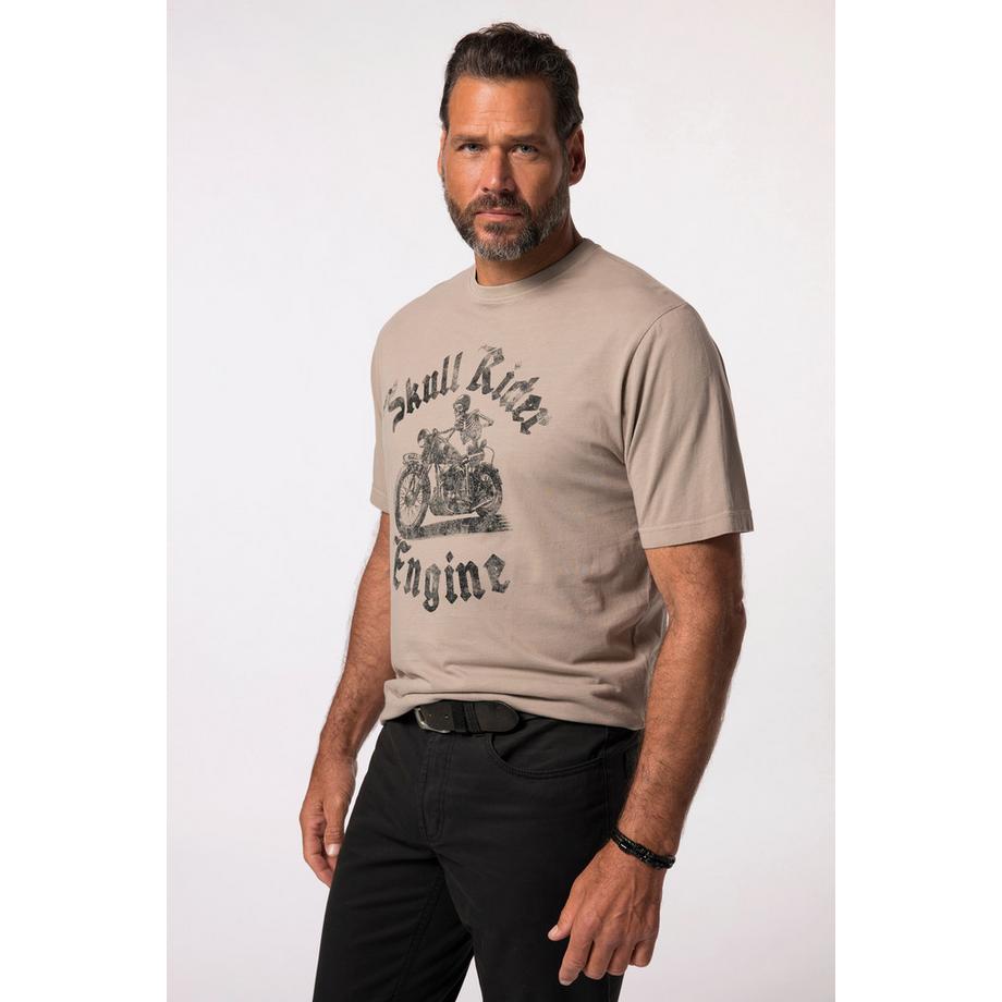 JP1880 T-shirt Maniche Corte Stampa sul Petto Look Vintage  