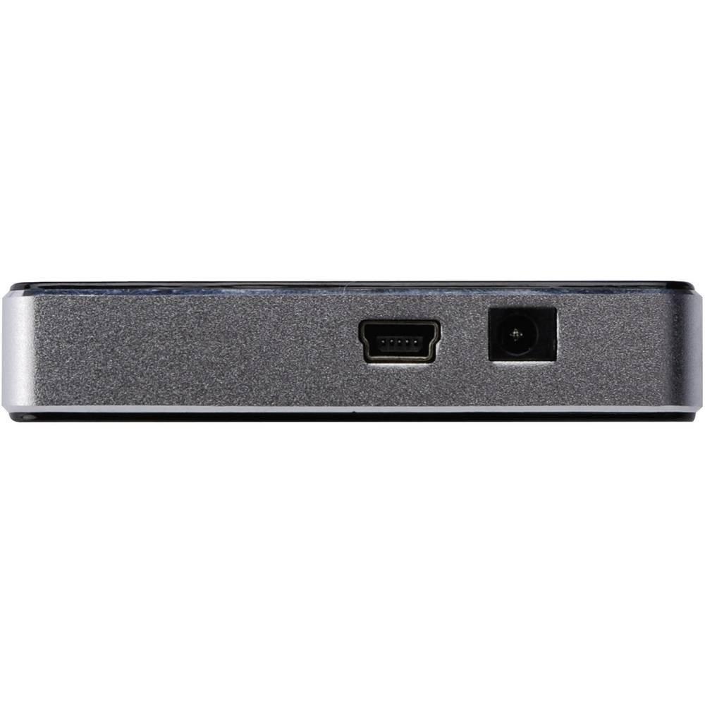 Digitus  Digitus DA-70220 4 Porte Hub USB 2.0 Nero, Argento 