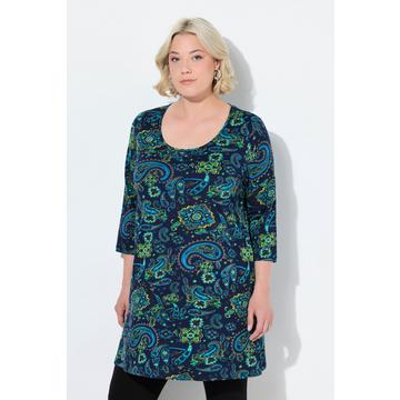 Longshirt, A-Linie, Rundhalsausschnitt, 3/4-Arm