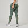 NYAMBA  Leggings Fitness Baumwolle dehnbar hohe Taille Mesh Damen grün mit Print Grün