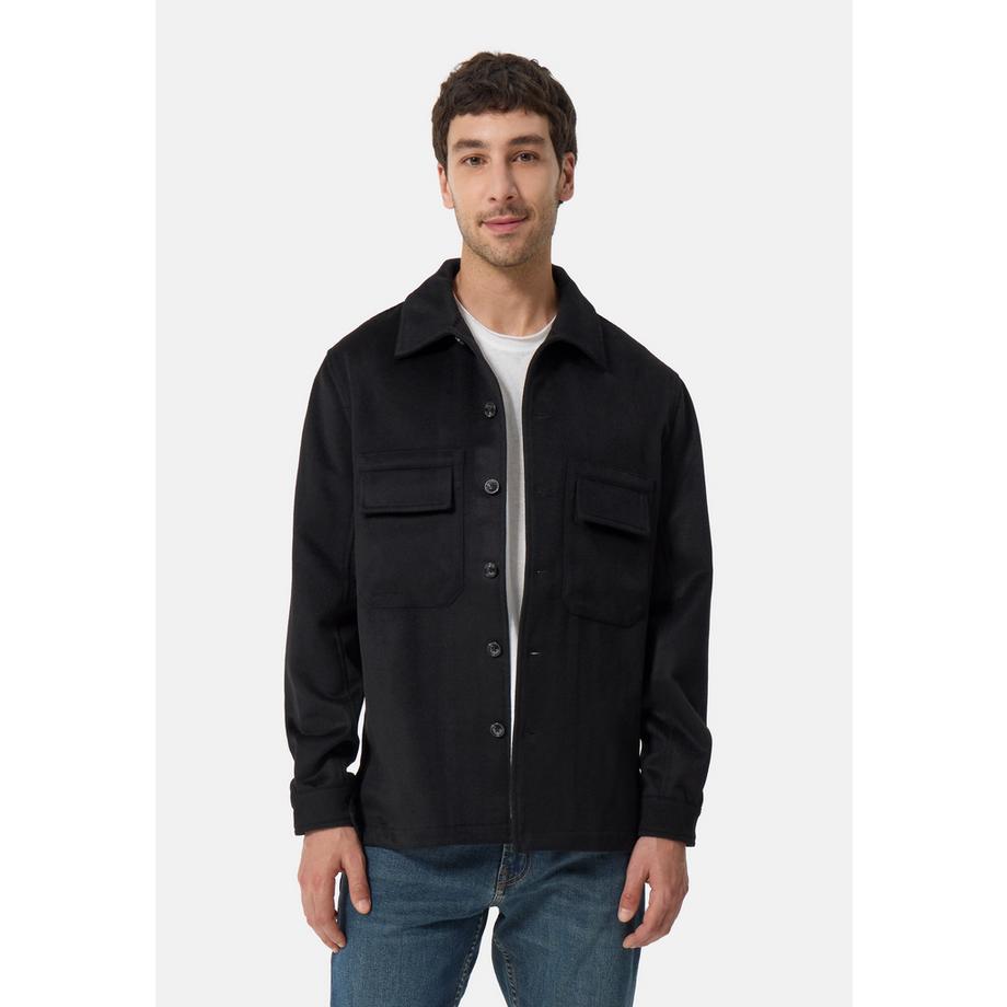 Chemise en laine et cachemire