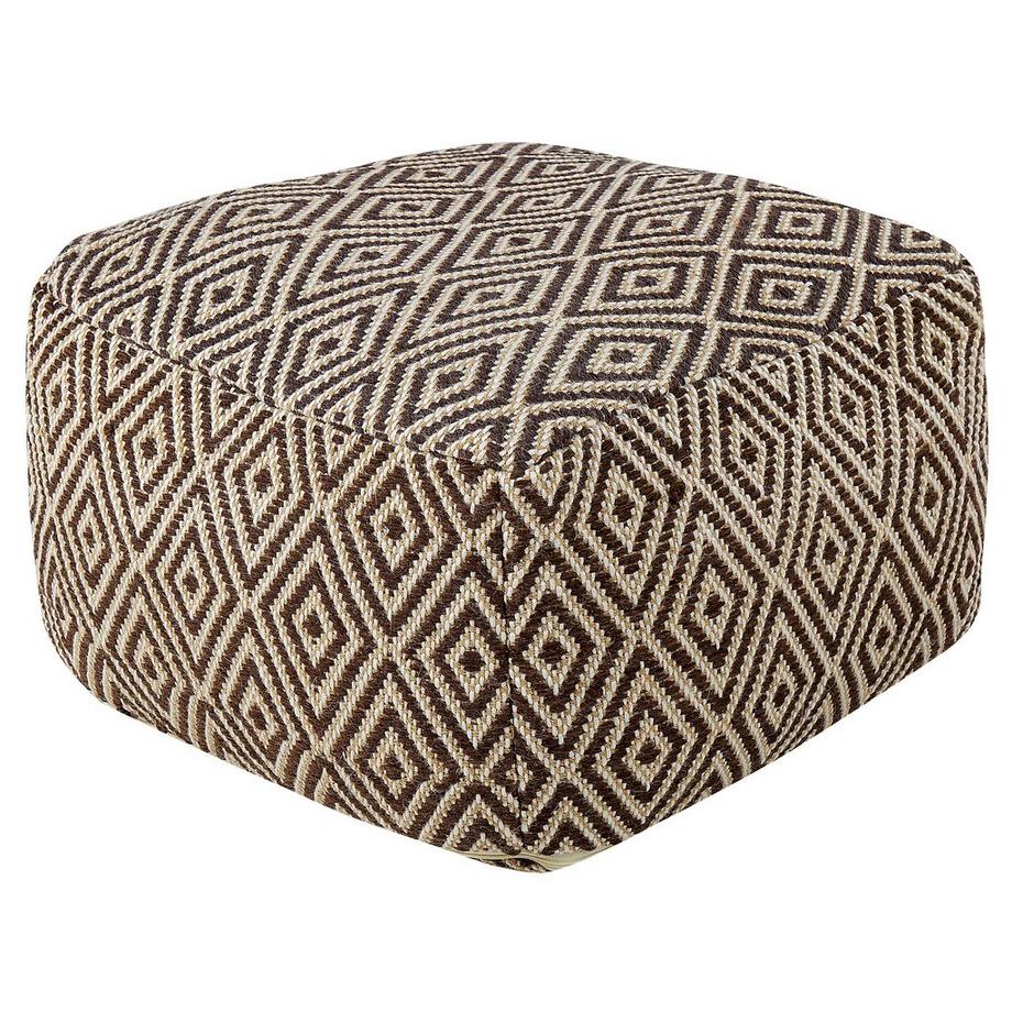 Pouf aus Wolle Retro MANISA
