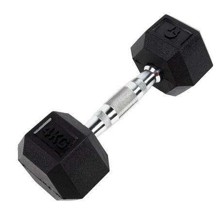 GladiatorFit  Hex Kurzhanteln “Dumbbells” aus Gummi 