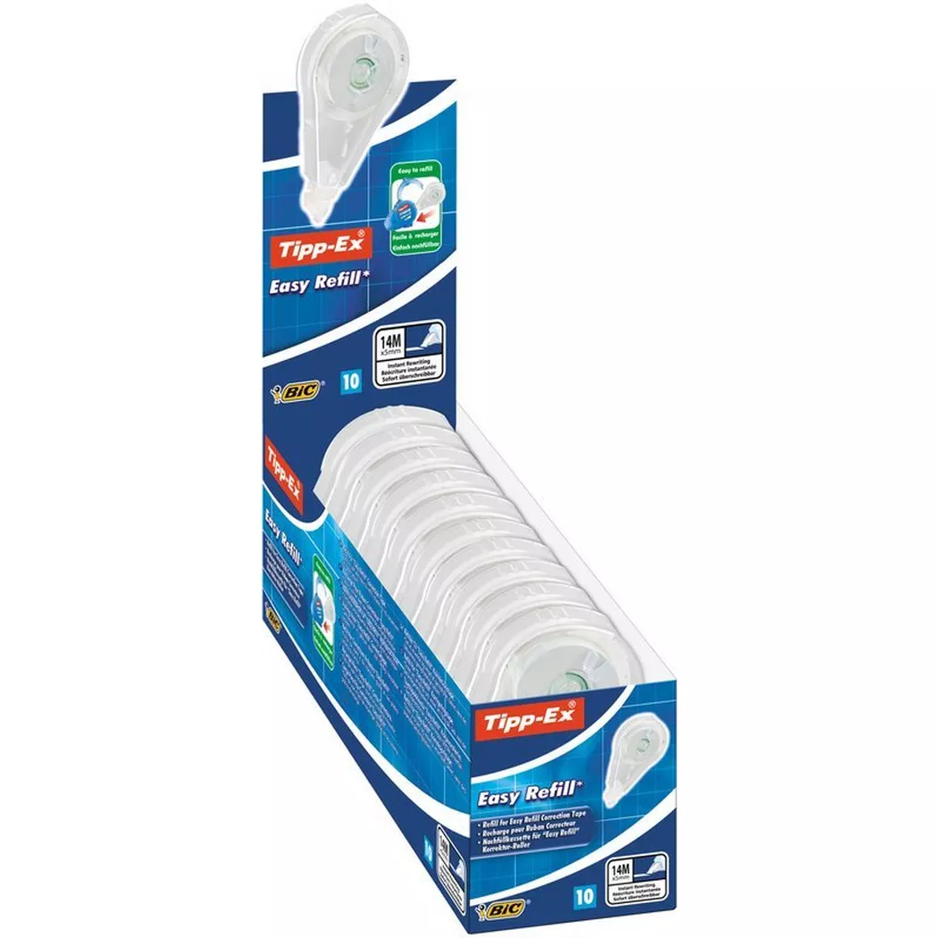 TIPP-EX ECOlutions Retractable mechanism Transparent White 10 pc(s)