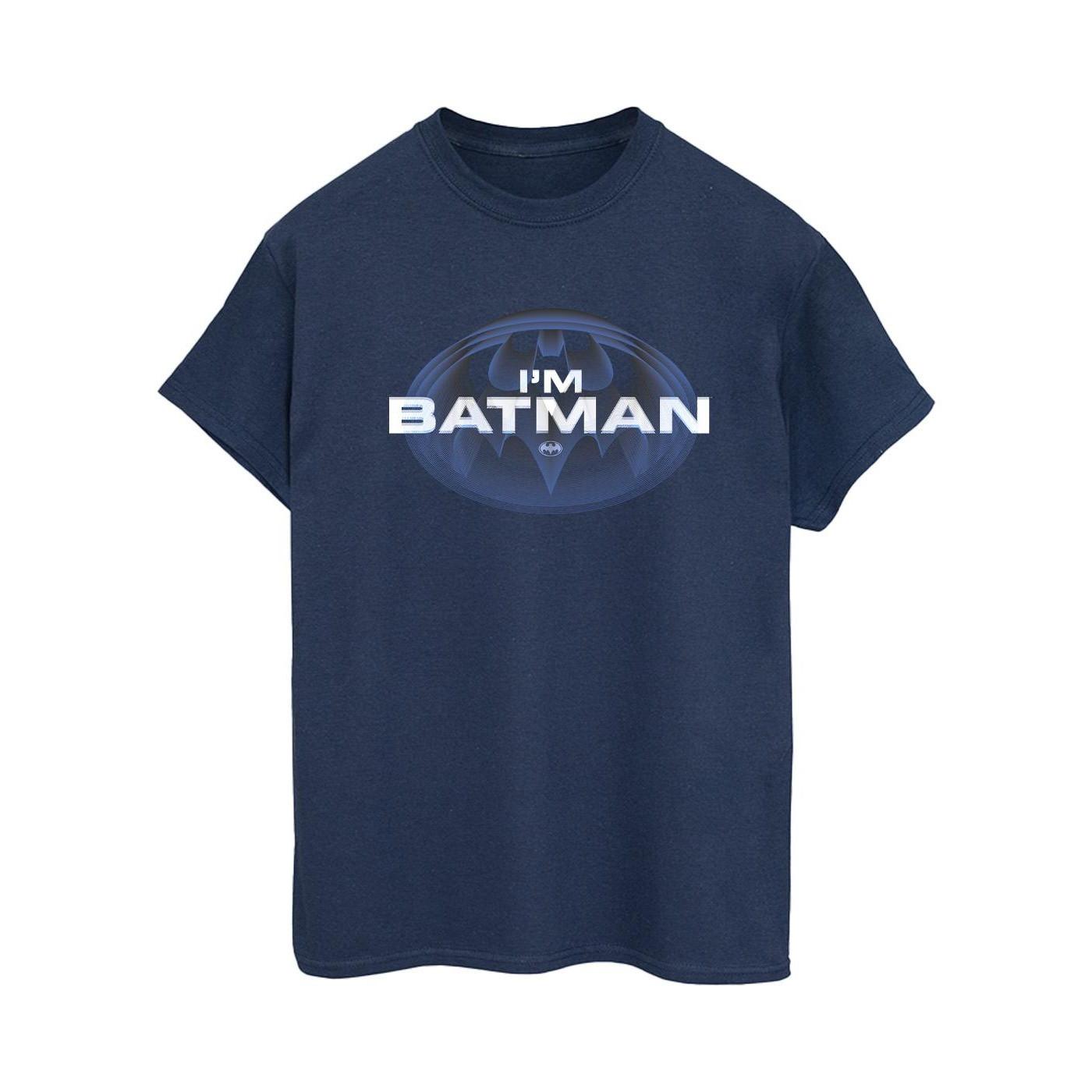 Image of The Flash I'm Batman Tshirt Damen Marine S