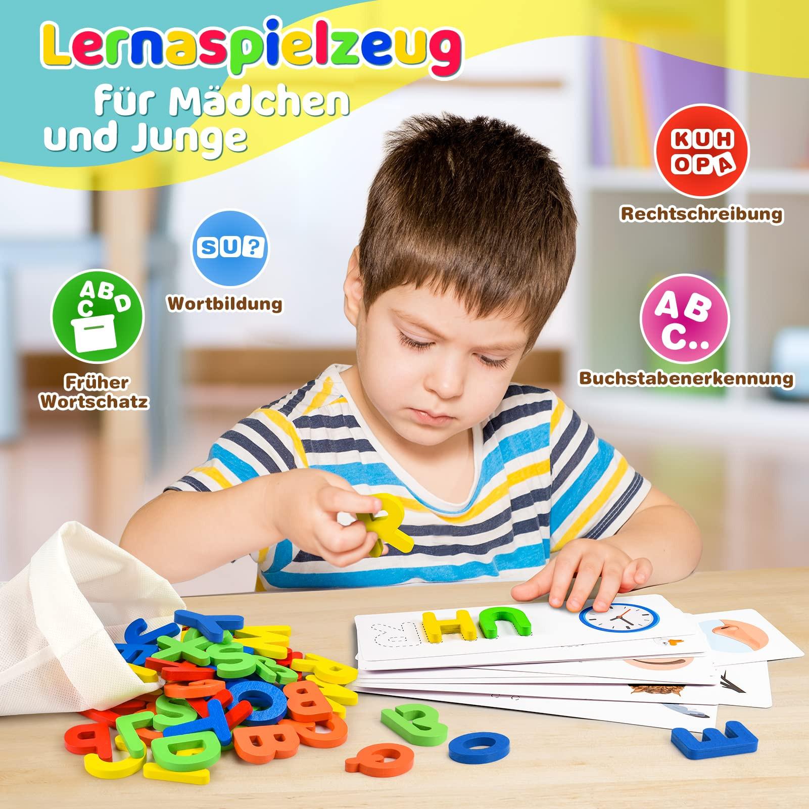 Activity-board  Jeux d'apprentissage des lettres , Jeux préscolaires 