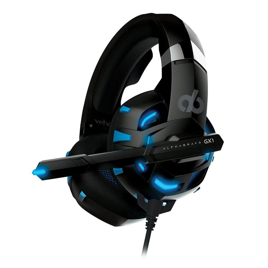 VAB-001-GX1 écouteur/casque Avec fil Arceau Jouer Noir