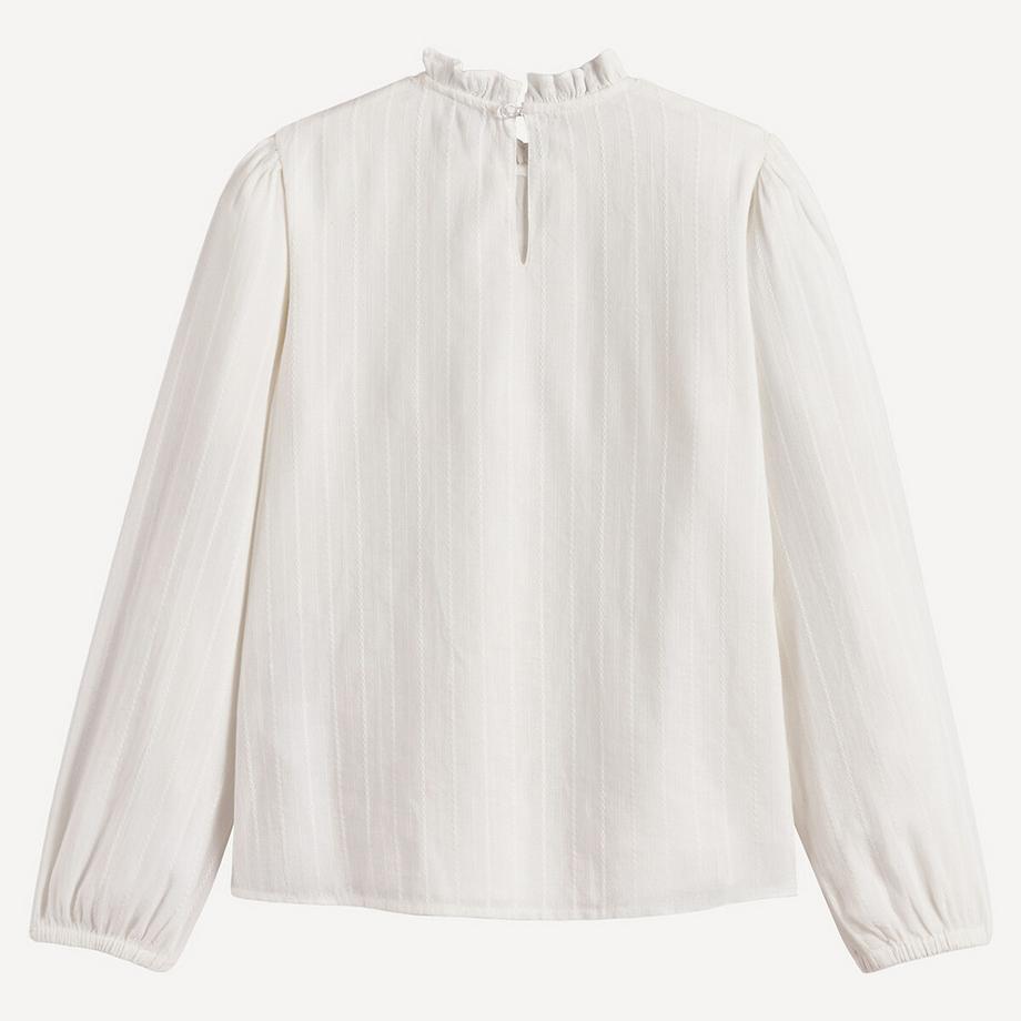 La Redoute Collections  Bluse mit viktorianischem Kragen 